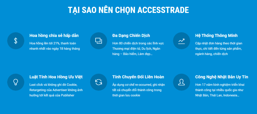 Tại sao nên chọn ACCESSTRADE