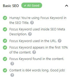 Vượt qua tất cả các bài kiểm tra Basic SEO cơ bản