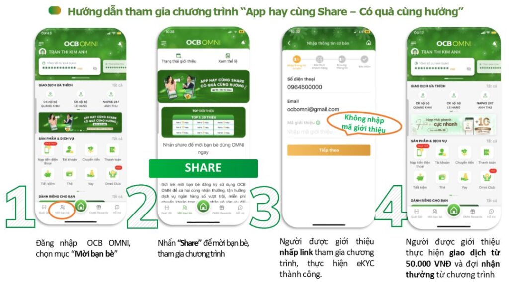 Hướng dẫn tham gia chương trình App hay cùng Share - Có quà cùng hưởng