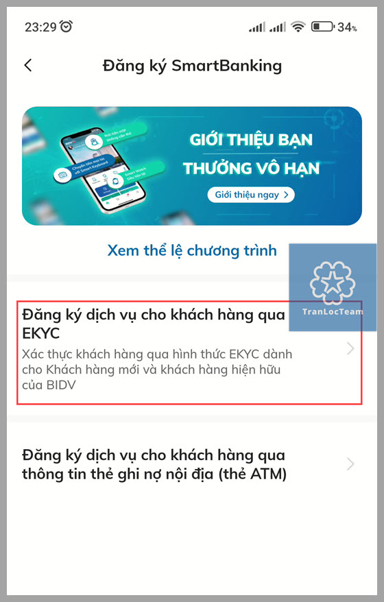 3 bước mở tài khoản BIDV online nhận tiền +110K 4