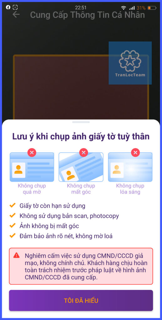 Hướng Dẫn Mở Tài Khoản TPBank Online – Nhận Ngay 50K 7