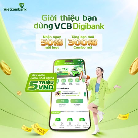 mở tài khoản ngân hàng Vietcombank nhận ưu đãi
