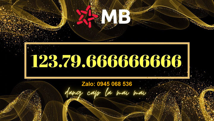 Số Tài Khoản Đẹp MB Bank 7