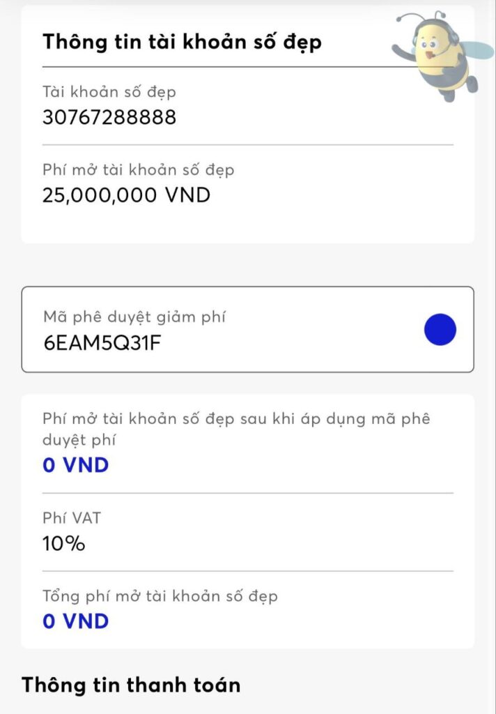 Voucher 25 triệu MBBank