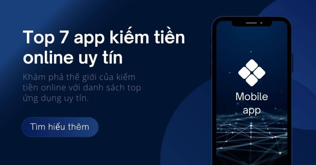 app kiếm tiền online uy tín