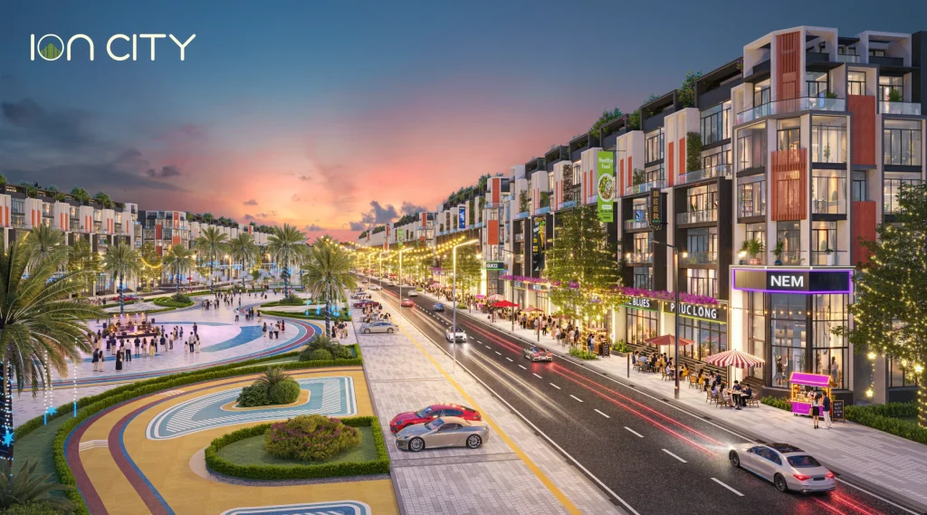 Tiến độ ION CITY Bắc Ninh 2026: KĐT Nội Hoàng đang triển khai đến đâu? 2 Phối cảnh toàn cảnh ION CITY Bắc Ninh