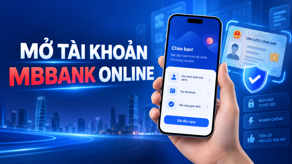 Mở tài khoản MBBank online 2026: Hướng dẫn nhanh, tránh lỗi 2 Hướng dẫn mở tài khoản MBBank online 2026 an toàn và nhanh chóng