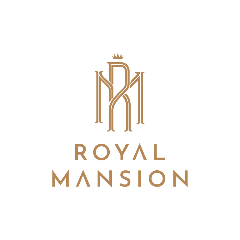 Logo Royal Mansion màu vàng